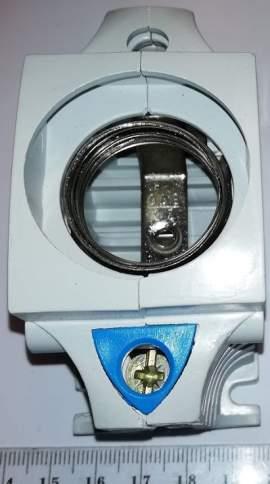 pojistkový spodek na DIN lištu