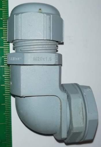 není skladem - rohová kabelová průchodka