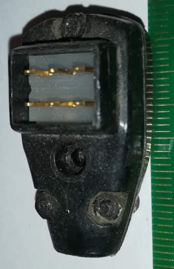 konektor samec 6pin zlacený z radiostanic  .. cena na dotaz / price on request