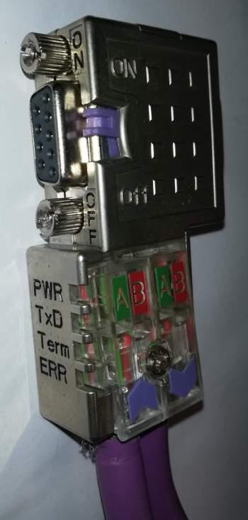 konektor z automatizace, ? typ? , použitý