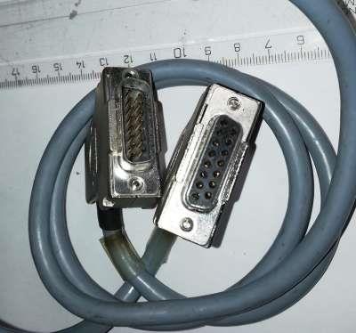 kabel 1m, 15pin samec na 15pin samice , starší