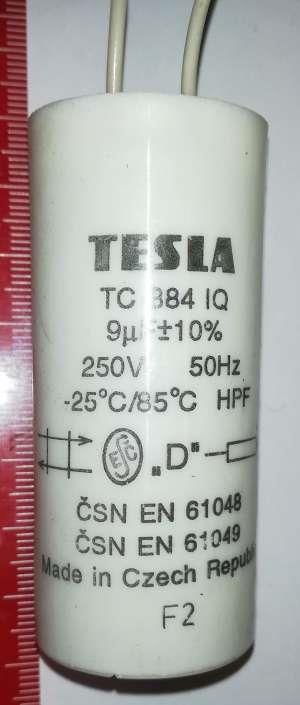 TESLA TC884 IQ 9uF 250V 50Hz