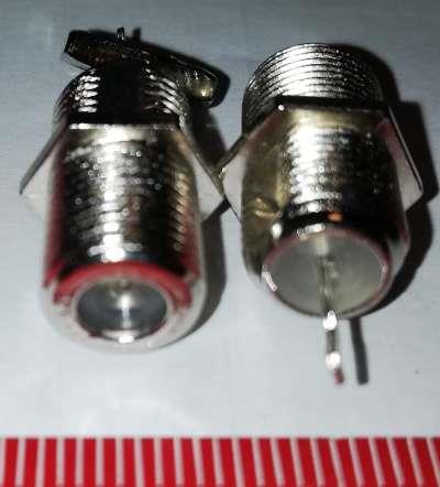 není skladem - F konektor panelový .. balení 50ks za 90Kč