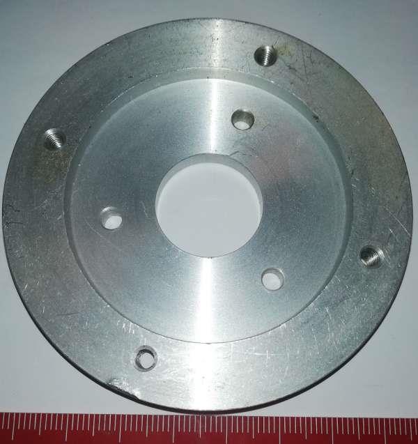 Al příruba ke snímači IRC .. průměr 80mm, tlouštka 10mm