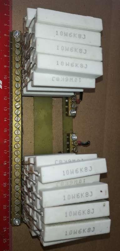 není skladem - odporová zátěž složená z 54ks 6k8 10W