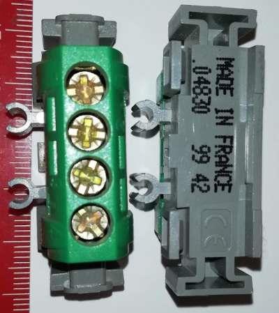 svorkovnice 4p, zelená, 04830 99 42