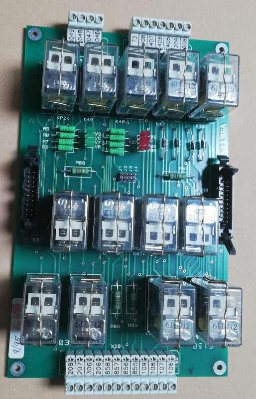 reléová deska, MEZservis Vsetín E150 900366 T3  .. cena na dotaz / price on request