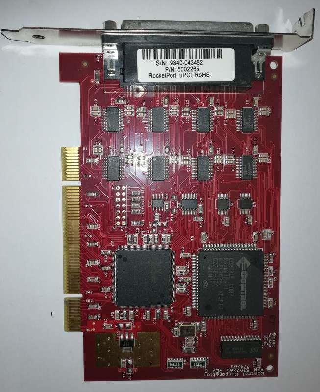 Comtrol Corporation 5302265 RocketPort Rev C P/n 5002265 Rocketport,uPCI Card .. cena na dotaz / price on request