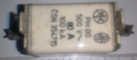 pojistka PH00 80A 500V