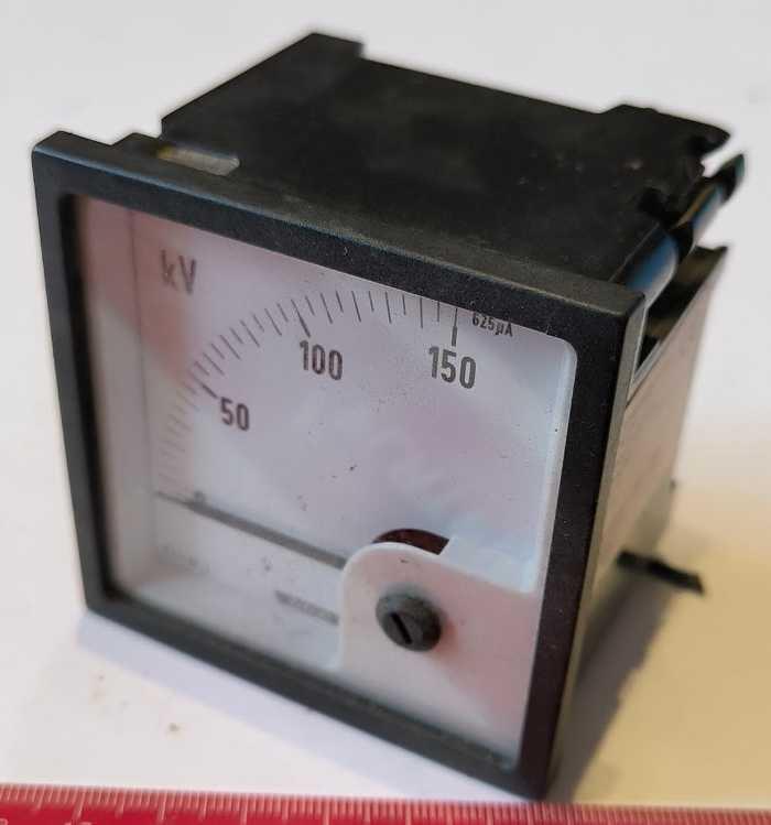 měřící přístroj WEIGEL PQ72K, 625uA DC, st.150kV  .. použitý / used   .. cena na dotaz / price on request