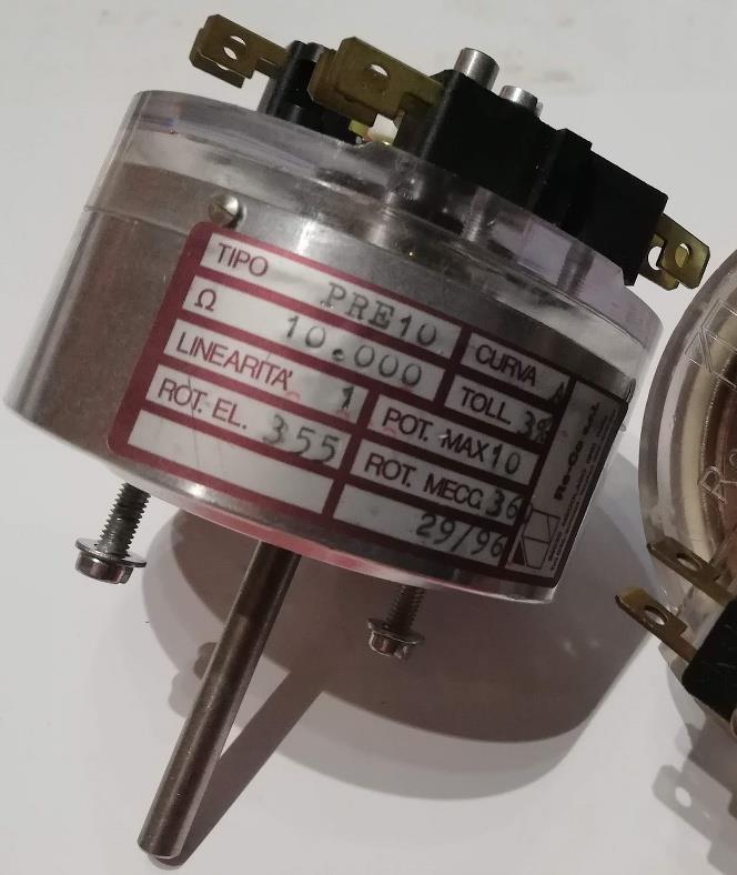 PRE10-10000 - Re-Co s.r.l. - snímací potenciometr 360°, 10k, s vypínači    .. cena na dotaz / price on request