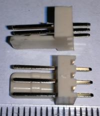 Konektor se zámkem PSH02-03PG, rozteč 2,54mm .. balení 100 ks za 80Kč