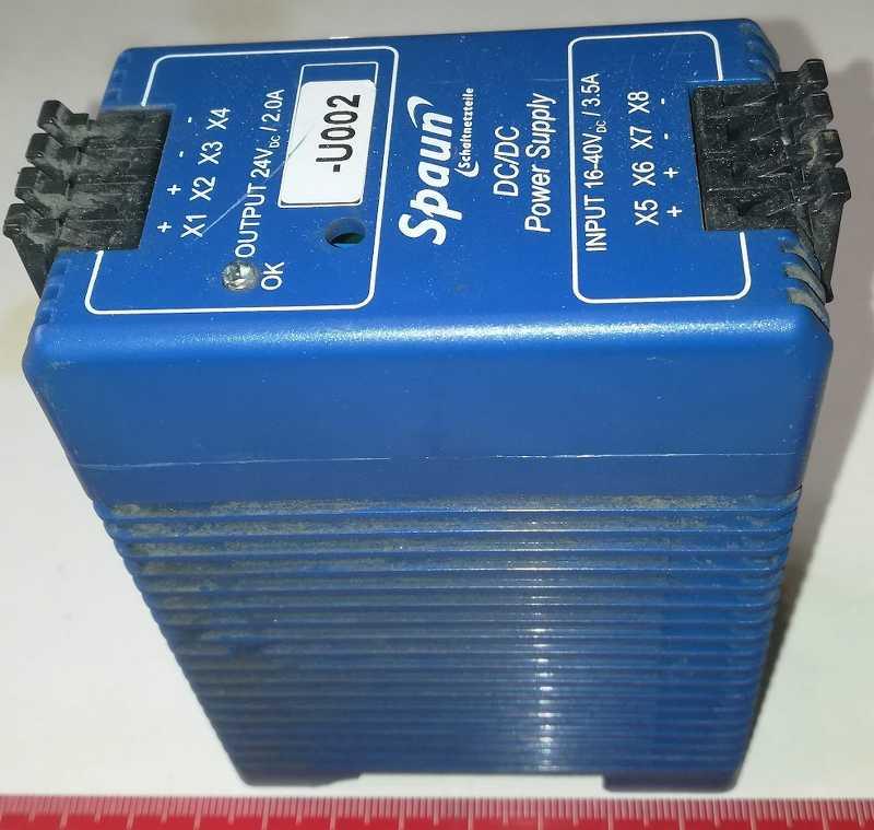 SPAUN PSU-2341-01 - 229994 - 16-40V/24V  .. použitý / used