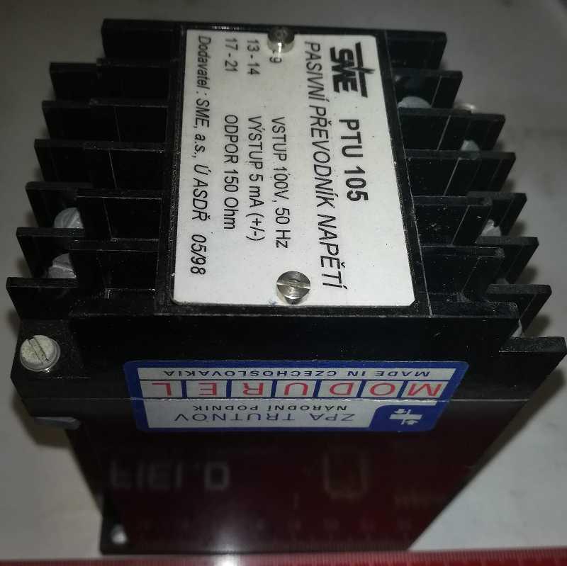 PTU105 - pasivní převodník napětí .. použitý / used   .. cena na dotaz / price on request