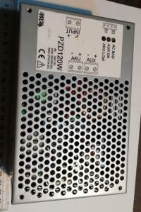 PZD120W - zdroj na DIN lištu IN: 24V DC, AUX:24V/5A DC, AKU: 27V/1A