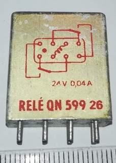 relé QN59926 - 24V 0,04A   .. cena na dotaz / price on request