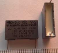 C 10nF 275Vac 20% RM15 MKP X2SH .. balení 2000ks za 400Kč  .. 20hal/ks