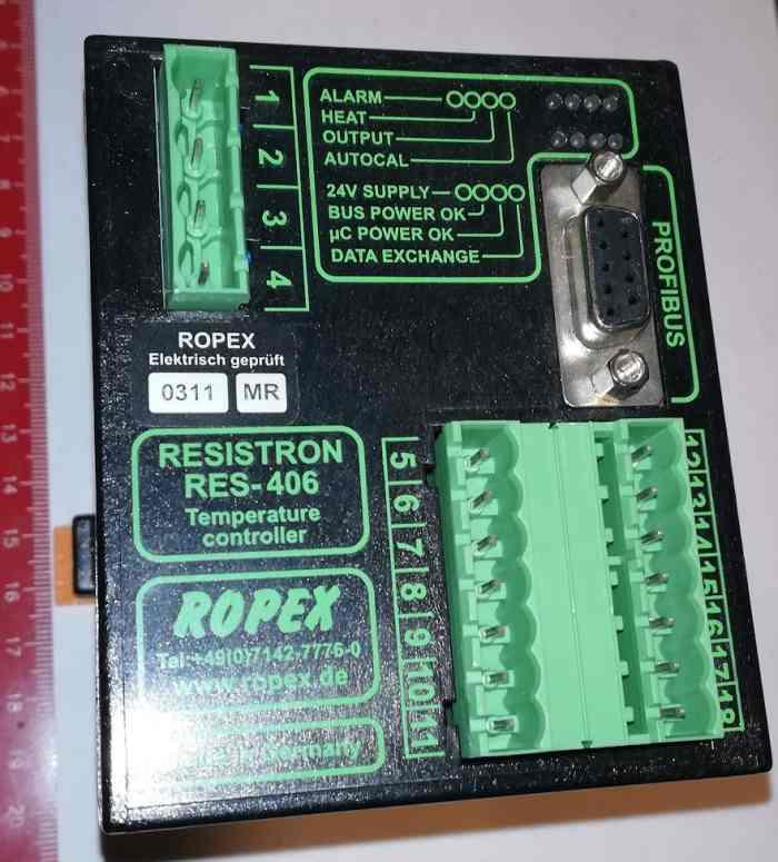 ROPEX RESISTRON RES-406 temperature controler .. cena na dotaz / price on request