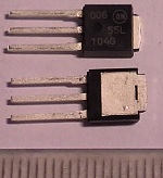 RFD3055LE - N CHANNEL MOSFET, 60V, 11A.. balení 5ks za 70Kč