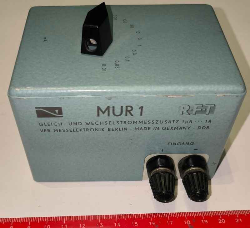 přepínač RFT MUR1, jako nový   .. cena na dotaz / price on request