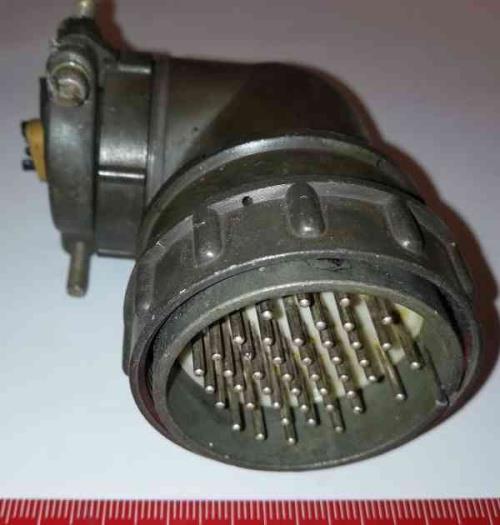 konektor  ONС-RG-09-45/42-V14 (ОНЦ-РГ-09-45/42-В14) .. pájený, použitý / used    .. cena na dotaz / price on request