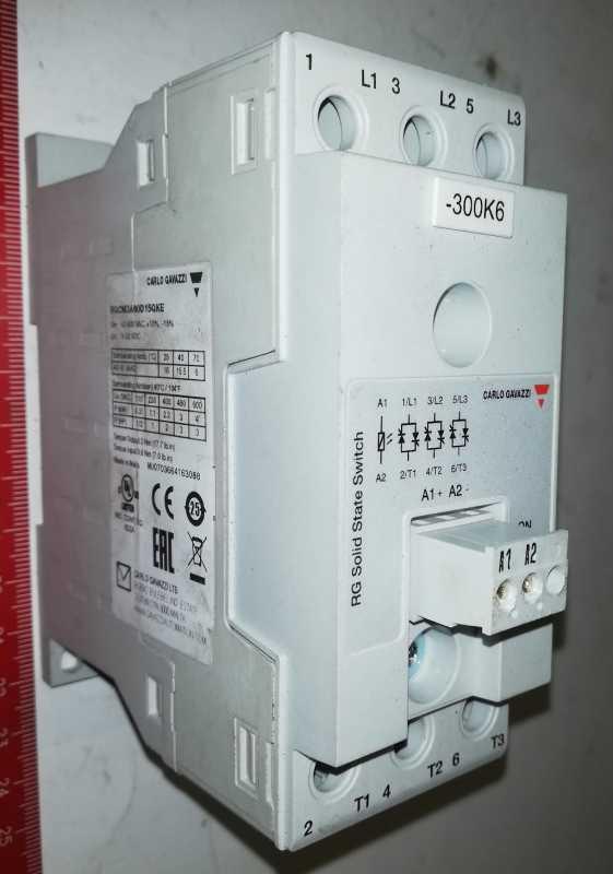 Carlo Gavazzi RGCM3A60D15GKE - Polovodičová relé – průmyslová montáž 3P-SSC-DC IN-ZC 600V 3X15A 1200VP  .. cena na dotaz / price on request