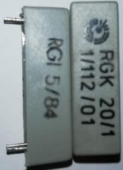 jazyčkové relé RFT RGK20/1 1/112/01 pájené .. cena na dotaz / price on request