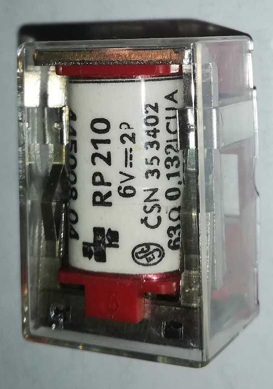 relé RP210 - 6Vss 2P   .. cena na dotaz / price on request