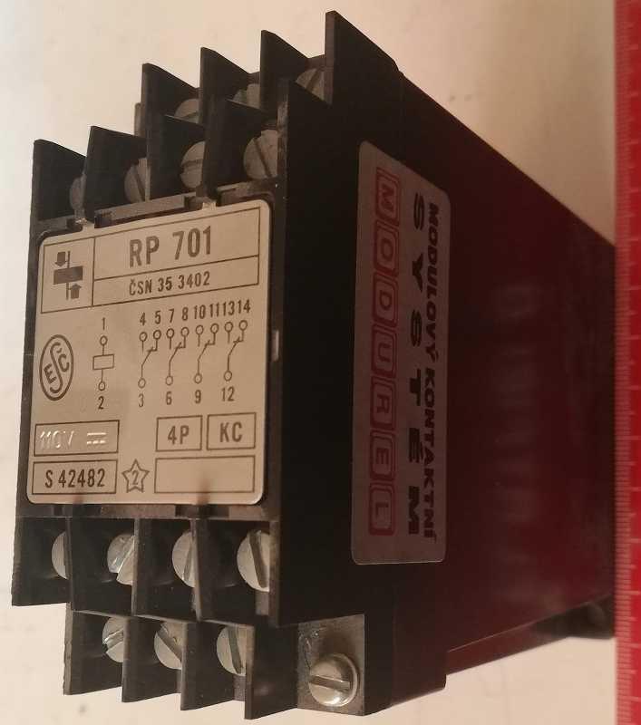 není skladem - relé RP701 - 110V 50Hz - 4P KC