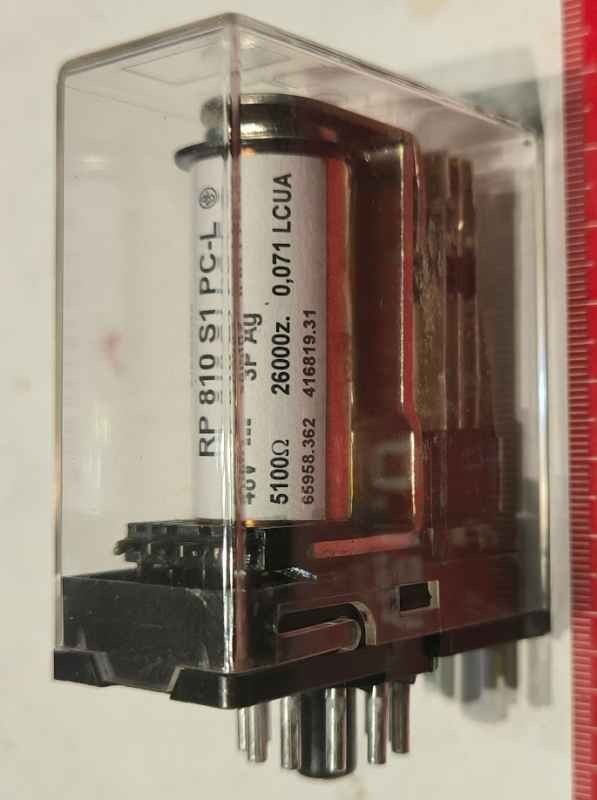 relé RP810 S1 PC-L 48Vss 3P Ag, nové   .. cena na dotaz / price on request