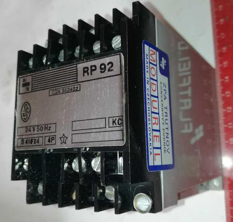 RP92 KC 24V/50Hz 4P, nové, nepoužité   .. cena na dotaz / price on request