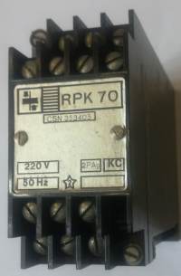 relé RPK70  220V 50Hz KC, starší .. cena na dotaz