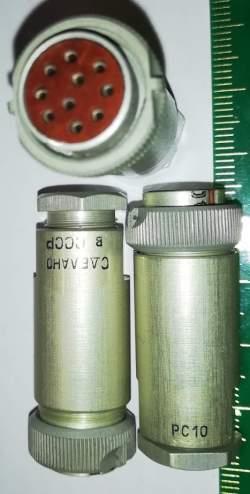 konektor RS10 - PC10 CCCP,  nový   .. cena na dotaz / price on request