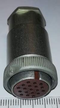 RS19 (PC19 - ruské) konektor 19pin na kabel  .. cena na dotaz / price on request