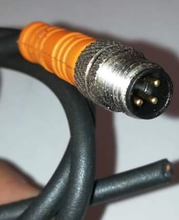 RSMV3-1,4m - SENSOR CORD, 3P, M8 MALE-FREE END, 140cm, použitý / used