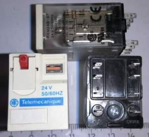 relé RXM2AB1B7 - 24V - 50/60Hz ,  12A/250Vac