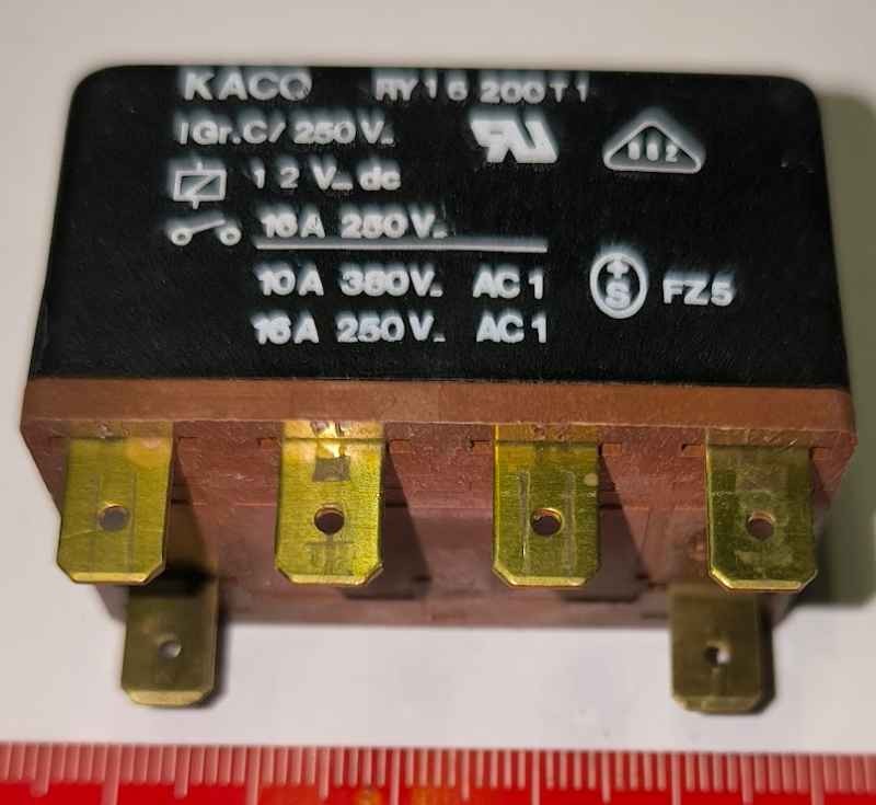 relé RY16200T1-12V KACO .. cena na dotaz / price on request