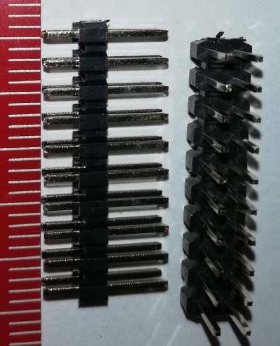 není skladem - S2G20 - Kolíková lišta 2x10pin, rozteč 2,54mm ..  balení 67ks za 90Kč