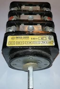 přepínač S63V02 ..  cena na dotaz / price on request