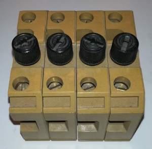 není skladem - Weidmüller SAKS 1/35  ... pojistkový držák 5x20 na DIN lištu .. balení 4ks za 70Kč