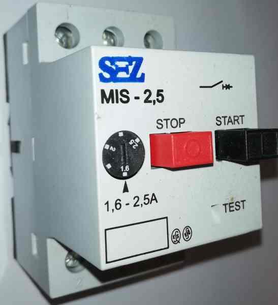 Motorový jistič MIS - 2,5