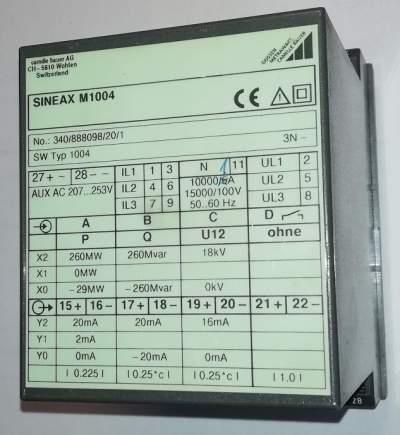 SINEAX M1004  .. cena na dotaz / price on request