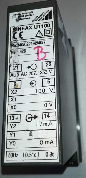 SINEAX U1100 starší verze (B)  .. cena na dotaz / price on request