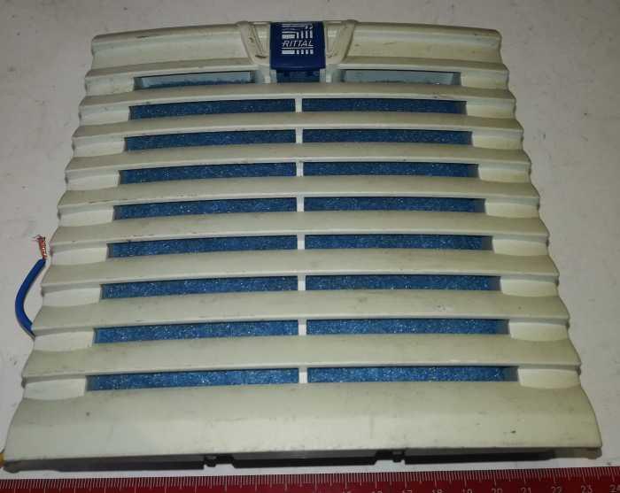 ventilátor 150x150mm, 230V 19W RITTAL SK3238.100 z demontáže, otestován