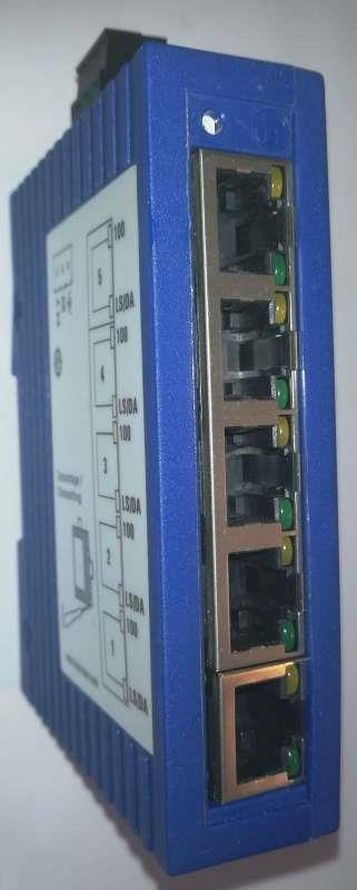 SPIDER 5TX - Neřízený ethernetový spínač 5 RJ45 portů montáž na lištu DIN Hirschmann