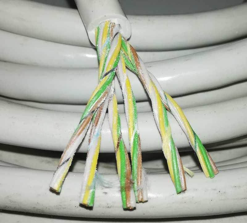 Kabel SPRM 24-22  ... balení 27m v jednom kuse, 6x4 = 24žil