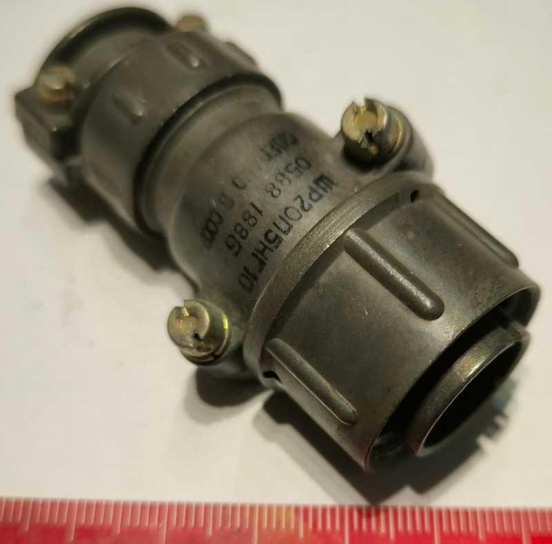 ŠR20P5NG10 konektor 5pin ( ШР20П5НГ10 )  .. použitý / used .. cena na dotaz / price on request