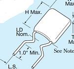 C 470pF 10Vdc 5% NO0 - SR211A471JAATR2 .. balení 450ks za 99 Kč