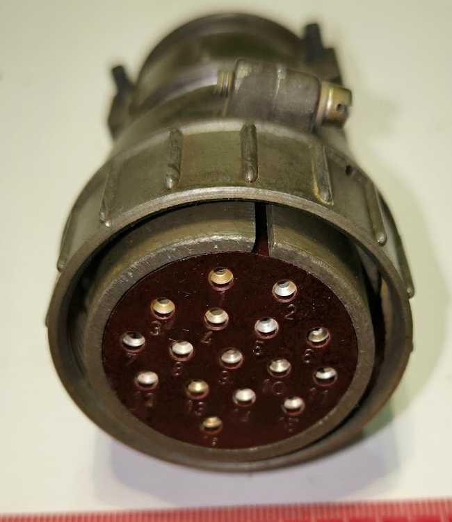 konektor ŠR40P16NŠ2 samice - ШР40П16НШ2 .. cena na dotaz / price on request