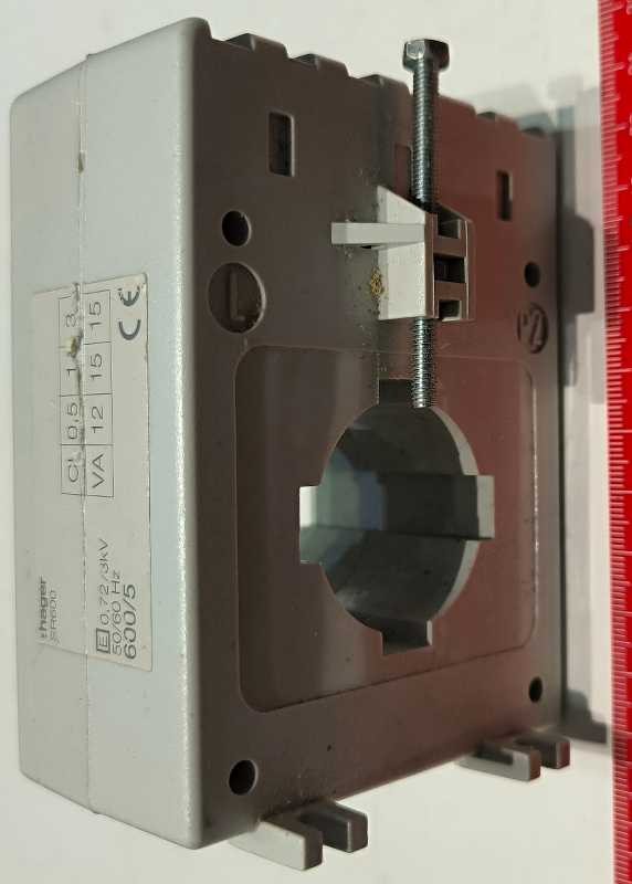 HAGER SR600  - proudové trafo 600/5 .. cena na dotaz / price on request